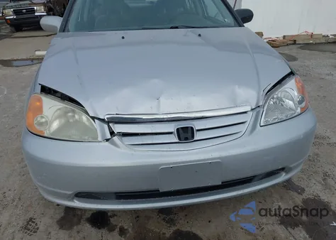 2001 Honda Civic Ex из США, поврежденный, VIN 1HGES26721L052196